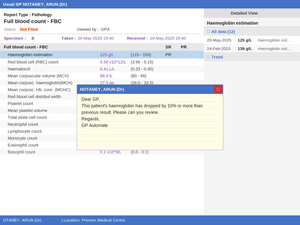 GP Automate Lab Reports automation dashboard